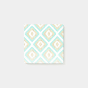 Post-it® Gold & Turquoise Chic Ikat Motif