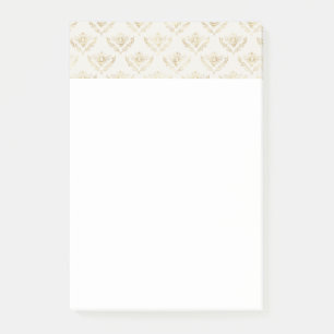 Post-it® Golden Bumble Bee avec un Motif de la Couronne