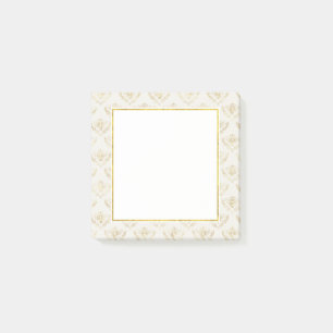Post-it® Golden Bumble Bee avec un Motif de la Couronne