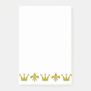 Post-it® Golden Crown & Lily Border + vos idées
