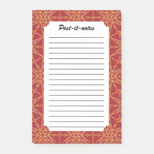 Post-it® Golden Festive Starry