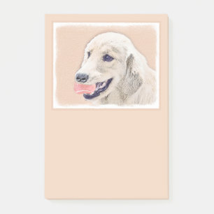 Post-it® Golden Retriever avec Tennis Ball Peinture Chien A
