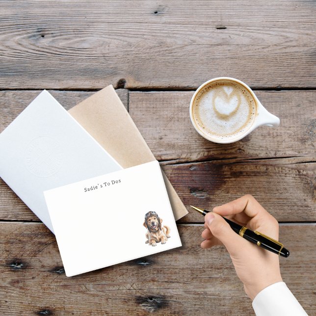 Post-it® Golden Retriever Chien Pilote meilleur ami mignon  (Créateur téléchargé)