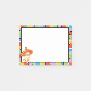 Post-it® Golden retriever de fiesta
