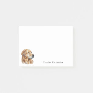 Post-it® Golden Retriever Dog Simple moderne personnalisé
