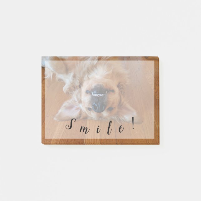 Post-it® Golden Retriever souriant (Devant)