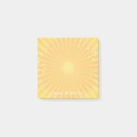 Golden Starburst avec (ou sans) votre Nom/Téléphon