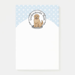 Post-it® Goldendoodle Mom Doodle Mom (rouge doré)