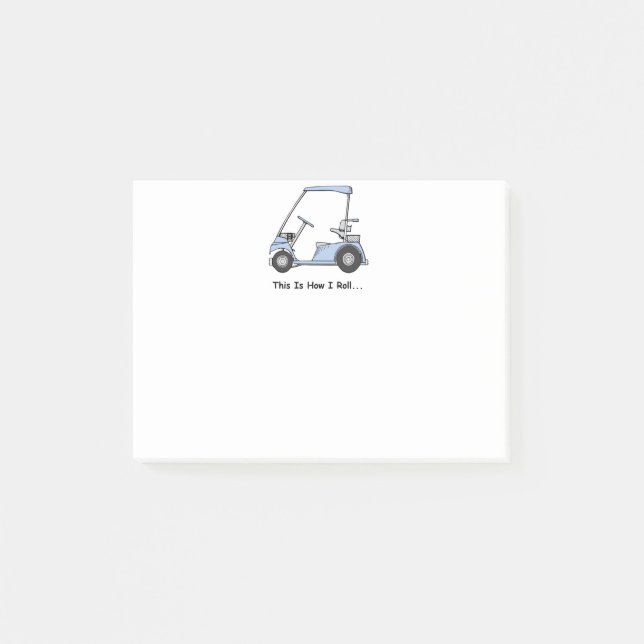 Post-it® Golf C'est comme ça que je roule (Devant)
