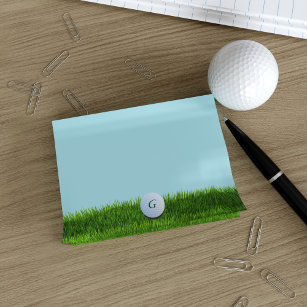 Post-it® Golf Coach Blue and Green Post il Notes