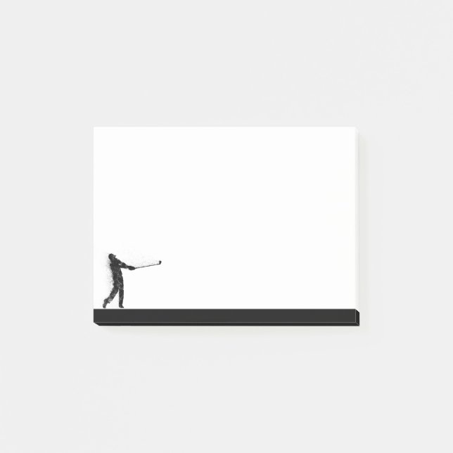 Post-it® Golf Golfer Golfing Sport Silhouette (Devant)