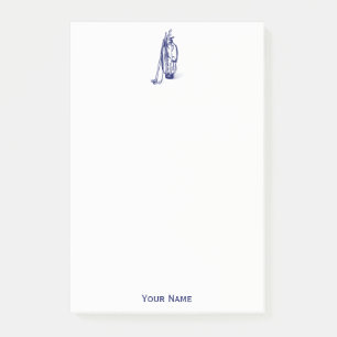 Post-it® Golf Sac Golf Club Bleu