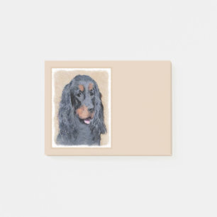 Post-it® Gordon Setter Peinture - Joli art original chien