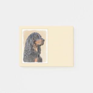 Post-it® Gordon Setter Peinture - Joli art original chien
