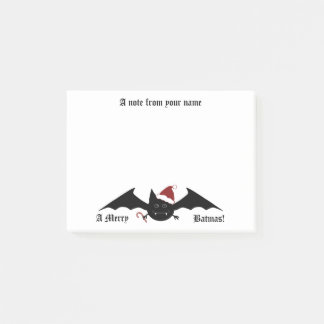 Post-it® Gothique Joyeux Batmas mignon