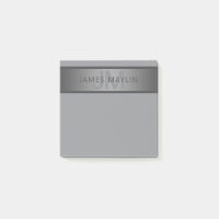 Gradient gris foncé moderne Nom ou raison sociale