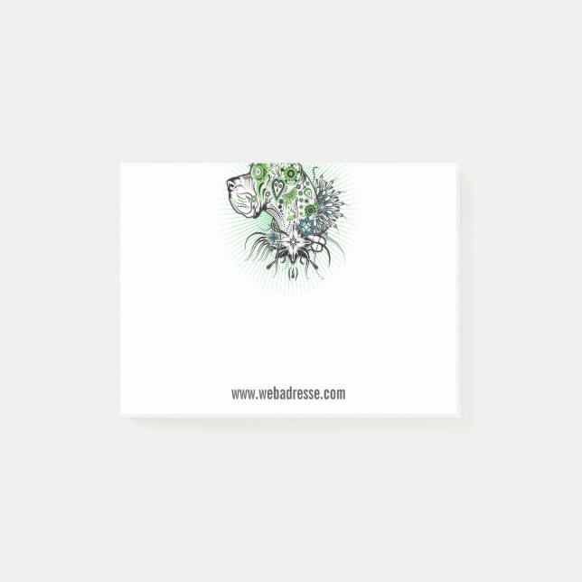 Post-it® Grand Danois Greeny (Devant)