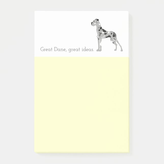 Post-it® Grand Danois Merle (Devant)