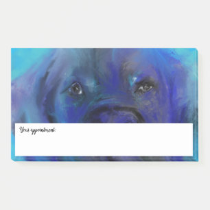 Post-it® Grand Danois Peinture Bleue