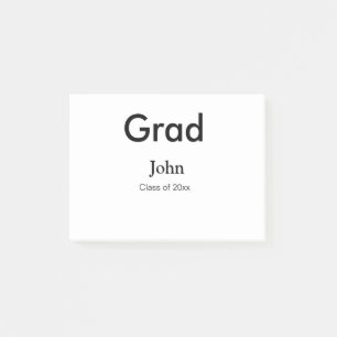 Post-it® grand garçon ajouter nom félicitations date année