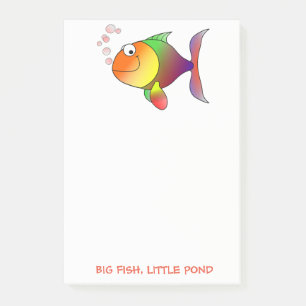 POST-IT® GRAND POISSON, PETIT ÉTANG - PÂTE À BASE DE BON