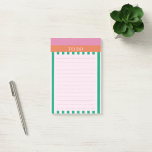 Post-it® Grandes vertes Coloré Journal Carnet