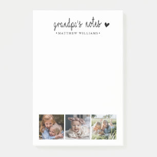 Post-it® Grandpas Notes Photo Collage Famille