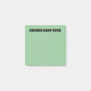 Post-it® Granny Camp Retro Texte vert