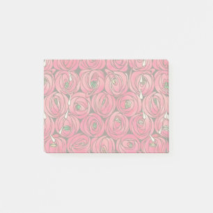 Post-it® Graphique rose Art Nouveau Rennie Macintosh