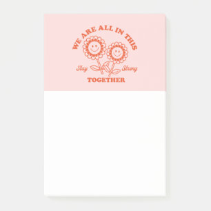 Post-it® Graphisme Fleur Joyeux Retro