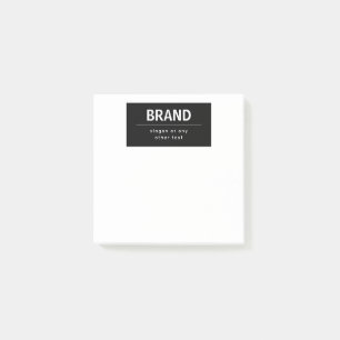 Post-it® Gras Marque moderne ou nom commercial   Noir et bl