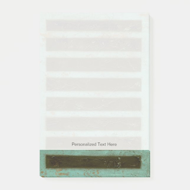 Post-it® Grate d'air turquoise contemporaine (Devant)