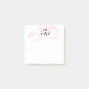 Post-it® *~* Gratitude Affirmation Ombre Pink JE SUIS REMER