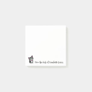 Post-it® Green Eyed Kitten Personnaliser les notes
