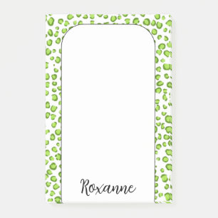 Post-it® Green Leopard Poster de animal PERSONNALISER TI ch