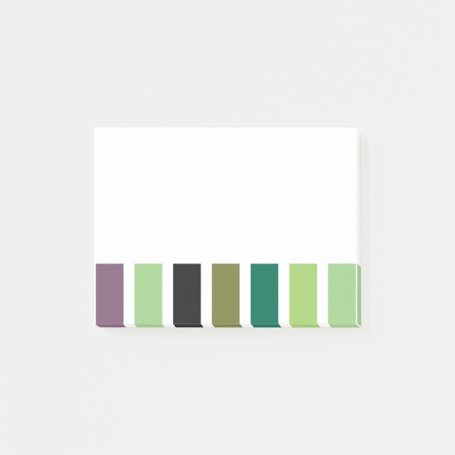 Post-it® Green purple Black Hues (Devant)