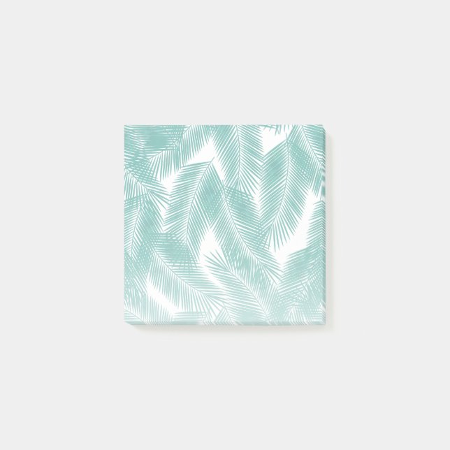 Post-it® Green Tropical Palm Feuille Motif (Devant)
