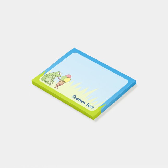 Post-it® Grenouille à crème glacée (Incliné)