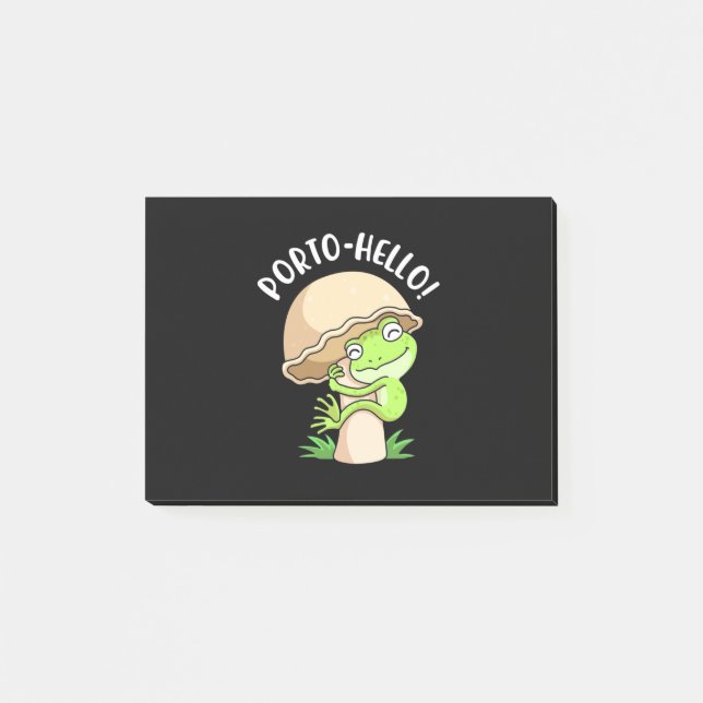 Post-it® Grenouille Et Champignons (Devant)