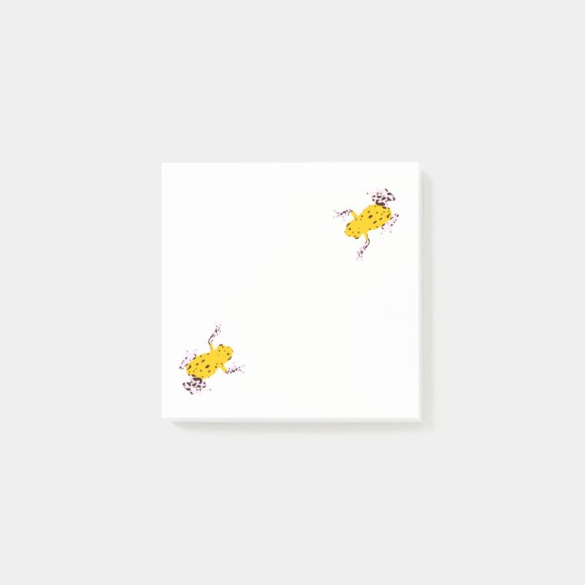 Post-it® Grenouille jaune (Devant)