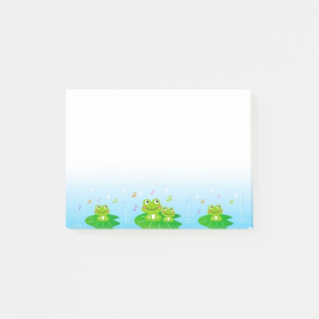 Post-it® Grenouilles Mignonnes (Devant)