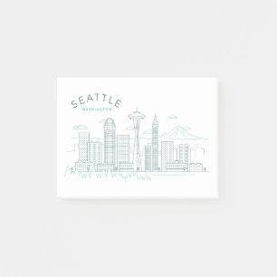 Post-it® Grève de Seattle Skyline