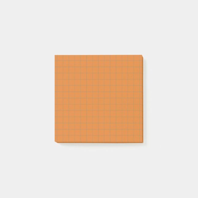 Post-it® Grille confortable Motif Burange Orange Terracotta (Devant)