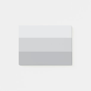 Post-it® Gris argenté rayé