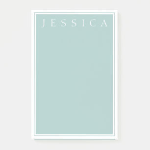 Post-it® Gris Bleu Ardoise Clair Votre Nom