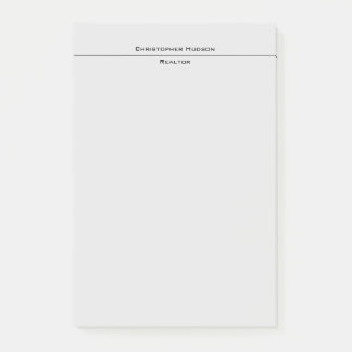 Post-it® Gris clair professionnel Simple clair
