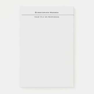 Post-it® Gris clair professionnel Simple clair