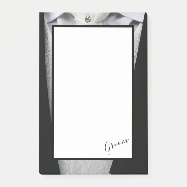 Post-it® Groom Tuxedo (Devant)