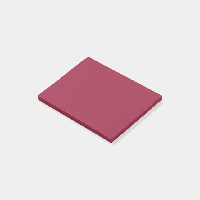 Post-it® Grosse trempée de rubis (couleur unie) (Incliné)