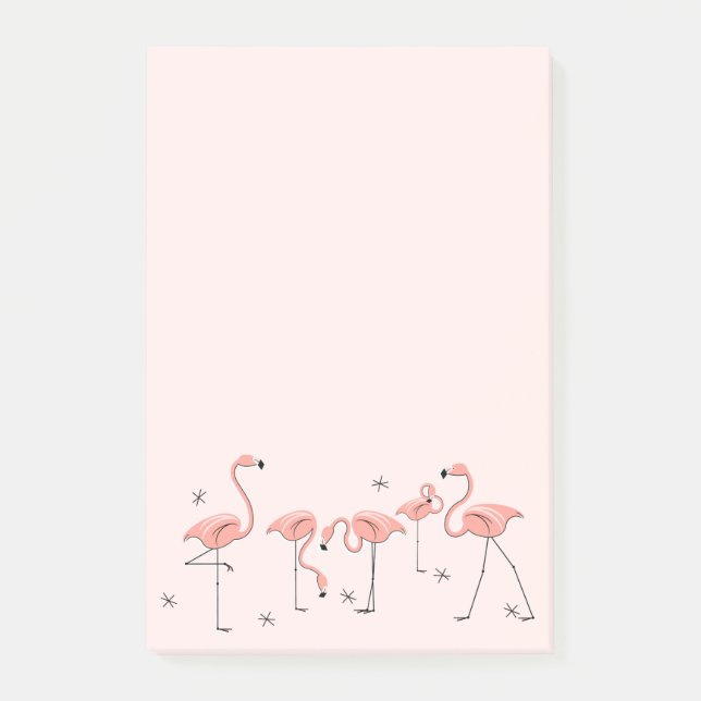 Post-it® Groupe rose Flamants roses (Devant)